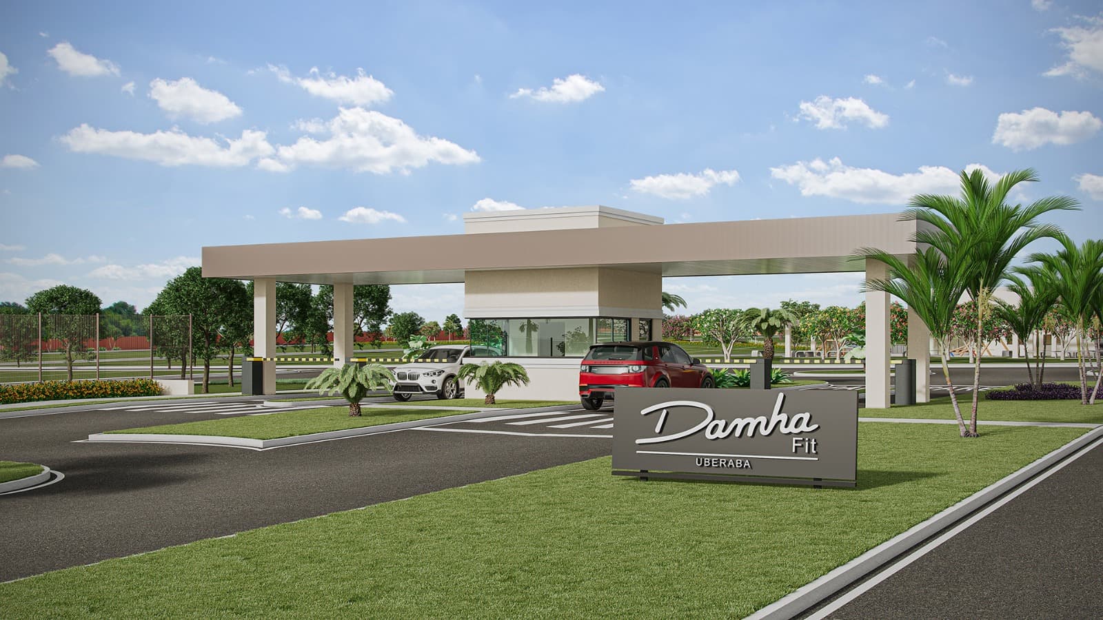 Entrada principal do condomínio